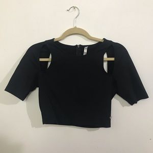 Fabletics xs cotton stretch crop top